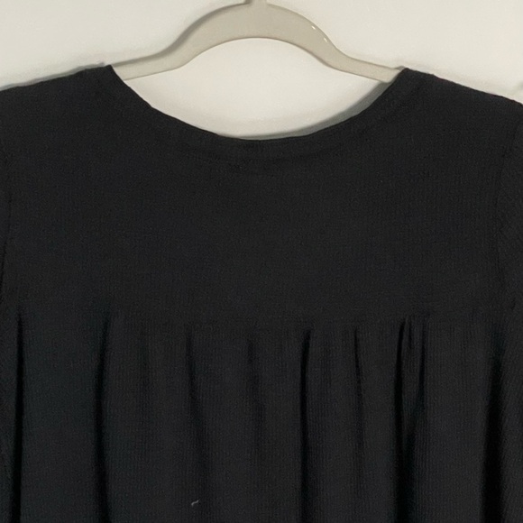 Free People We the Free Kai Thermal Henley Top black 47118 - Picture 8 of 15
